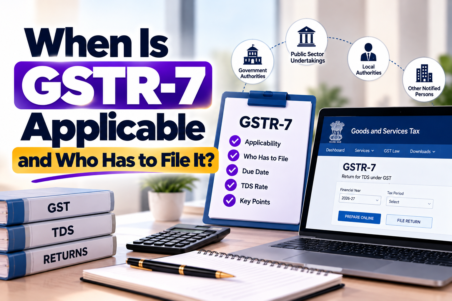 When Is GSTR-7 Applicable, and Who Has to File It?
