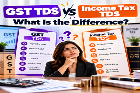 GST TDS vs Income Tax TDS: What Is the Difference?