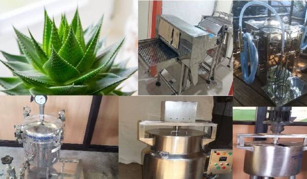 Project Report For Aloe Vera Processing Plant